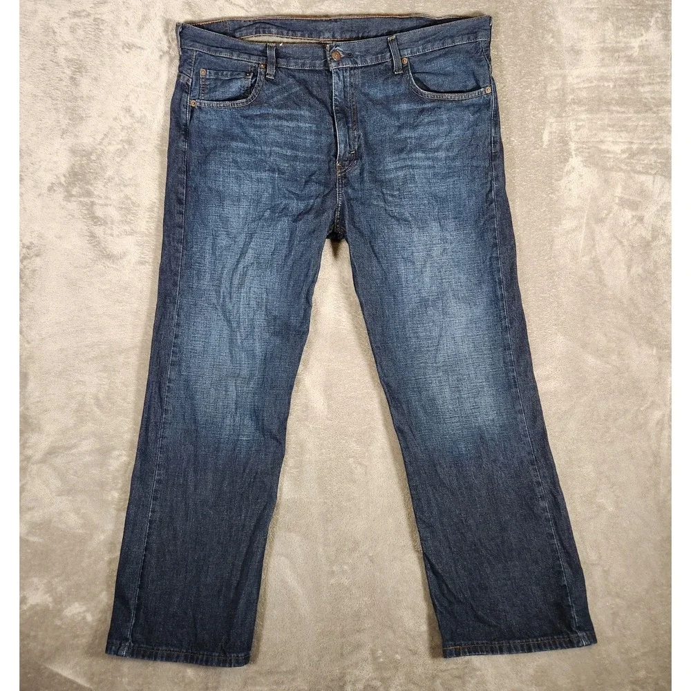 Levi's 569‎ Jeans Men's 41X29 (Tag 38x30) Loose Fit Straight Leg Blue Pre-Owned